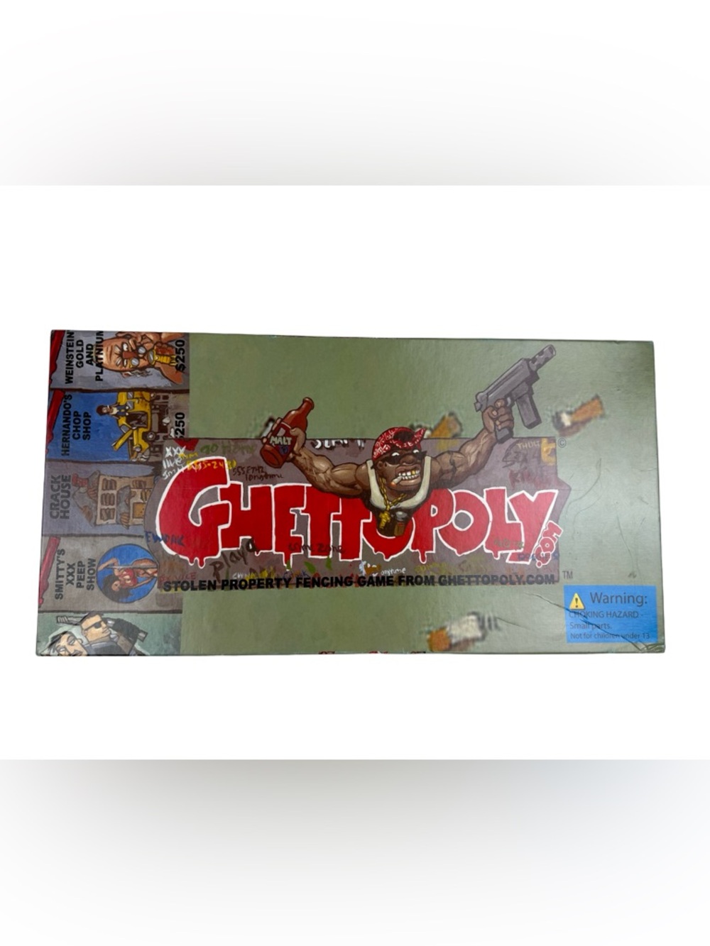 Ghettopoly Rare Monopoly Game Complete